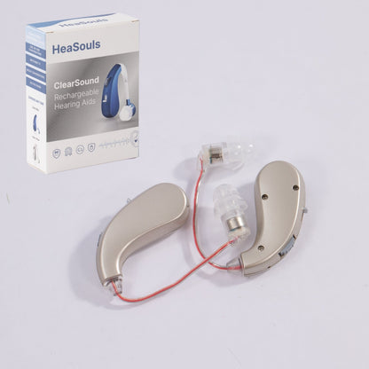 VoiceVivid™ BTE Rechargeable Hearing (Pair Of 2) - CrispVoice