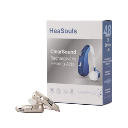 VoiceVivid™ BTE Rechargeable Hearing (Pair Of 2) - CrispVoice