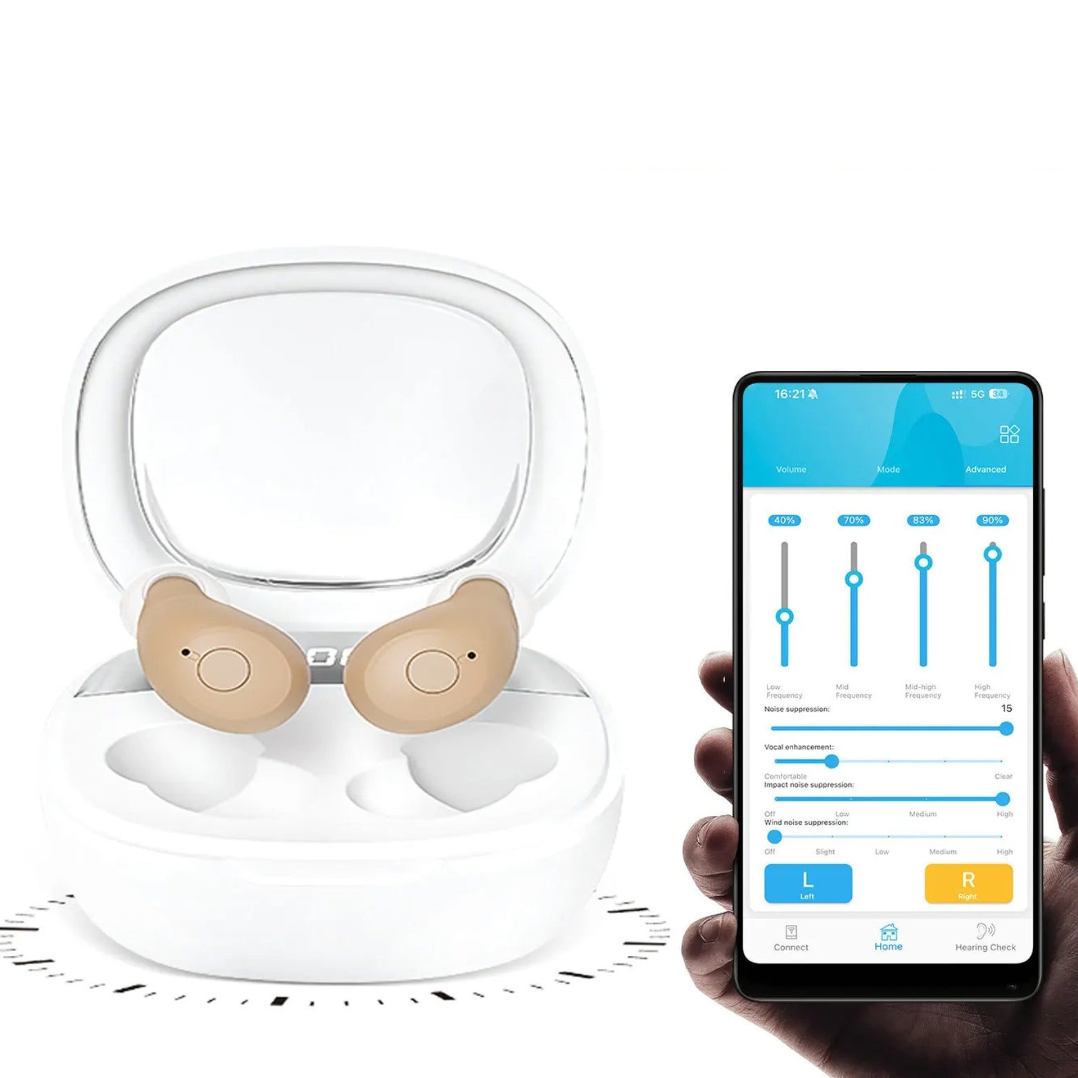 VoiceVivid™ ITE Smart Hearing (App Controlled) - CrispVoice