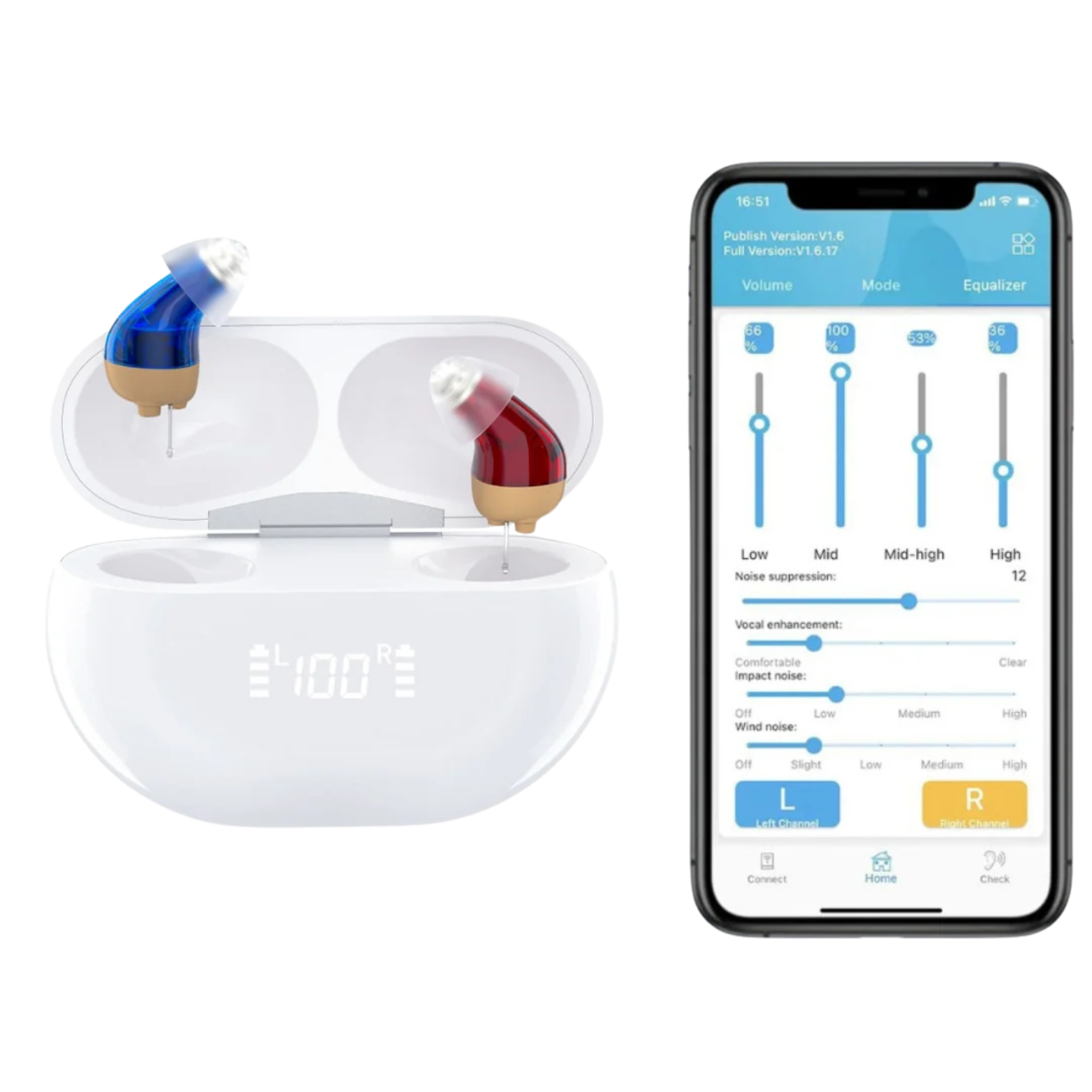 VoiceVivid™ Micro CIC Smart Hearing (App Controlled) - CrispVoice