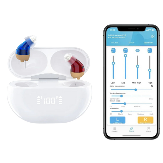VoiceVivid™ Micro CIC Smart Hearing (App Controlled) - CrispVoice