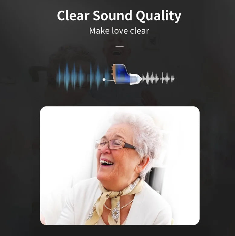 VoiceVivid™ CIC Invisible Hearing (Pair Of 2) - CrispVoice