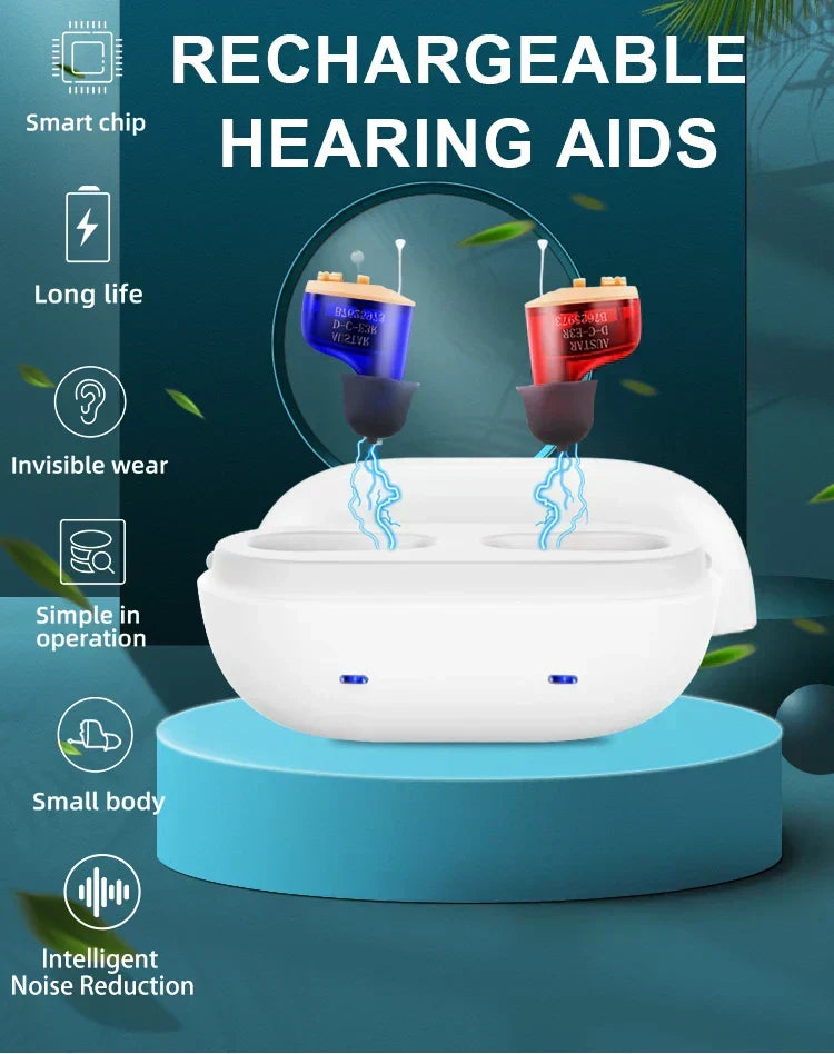 VoiceVivid™ CIC Invisible Hearing (Pair Of 2) - CrispVoice