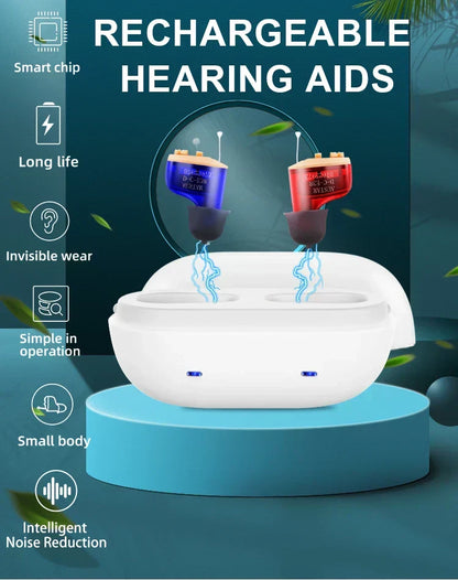 VoiceVivid™ CIC Invisible Hearing (Pair Of 2) - CrispVoice