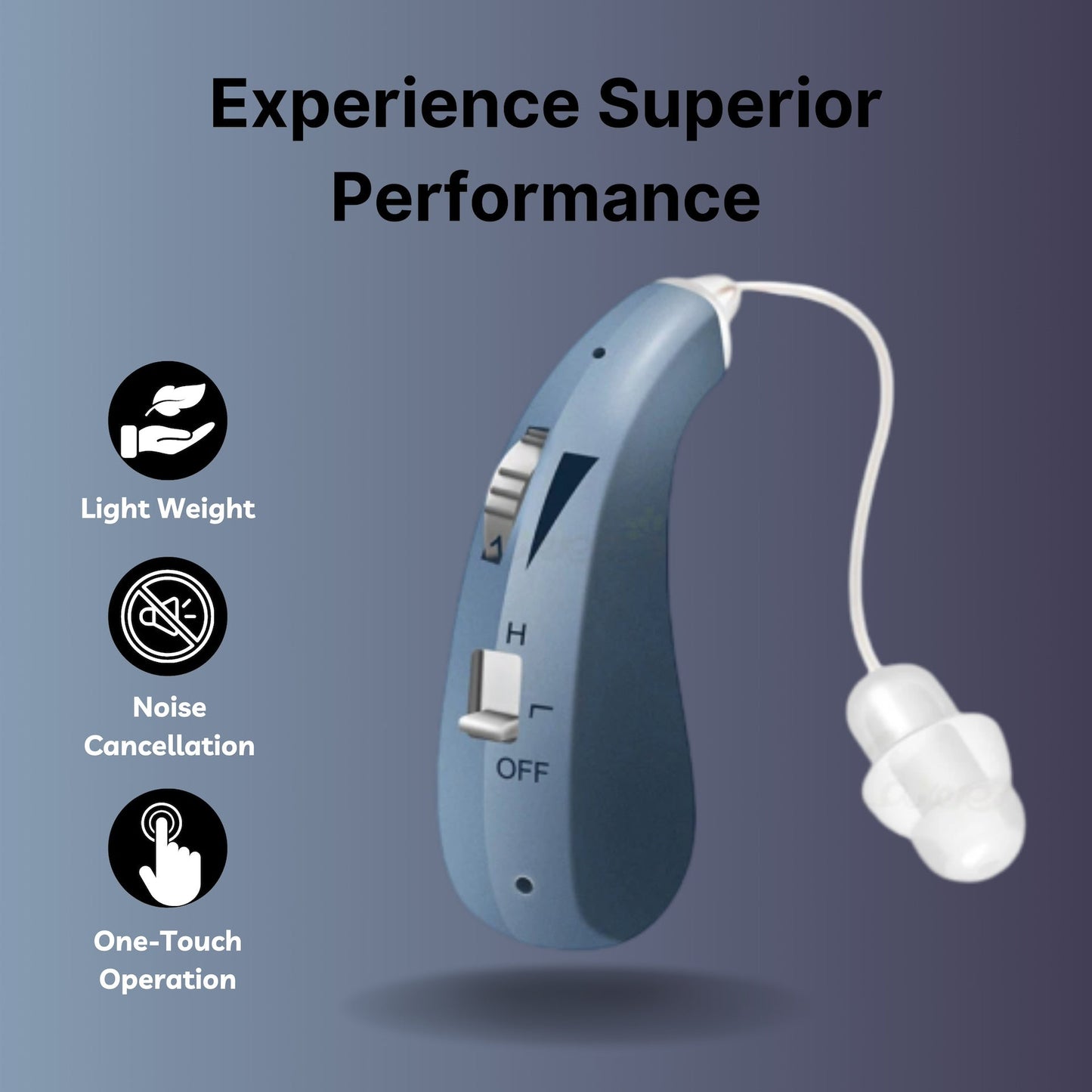VoiceVivid™ BTE Rechargeable Hearing (Pair Of 2) - CrispVoice